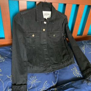 Zara black denim jacket